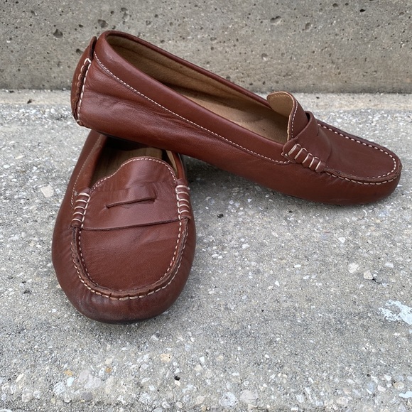 Johnston Murphy brown soft leather, 8.5 - Picture 2 of 10